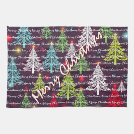 Paño De Cocina Festive Christmas Luxury Christmas Trees