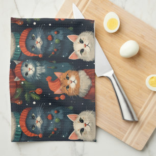 Paño De Cocina Festividad de los gatos
