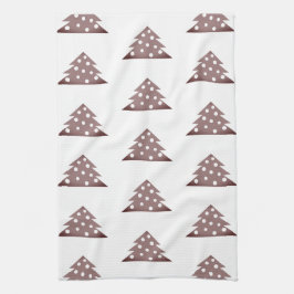 Paño De Cocina Festividad del patrón de árbol de navidad de Borgo