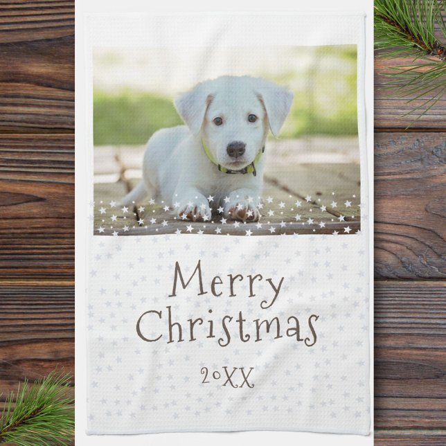 Paño De Cocina Festividad Mascota de perro Fotos Estrellas Feliz  (Subido por el creador)