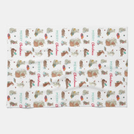 Paño De Cocina Festividad navideña del ratón