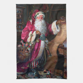 Paño De Cocina festividad vintage navidad navideña