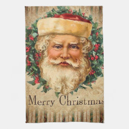 Paño De Cocina festividad vintage navidad navideña