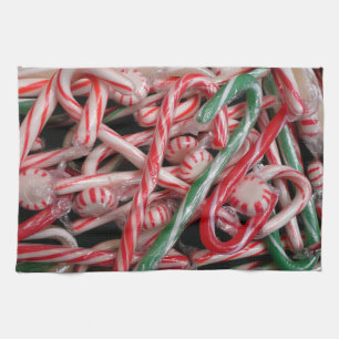 Paño De Cocina Festividades de Navidades de caña y menta