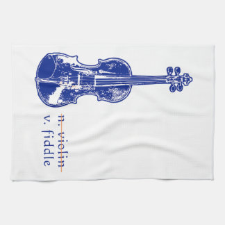 Paño De Cocina Fiddle Not Violin Bluegrass Country Music Gift
