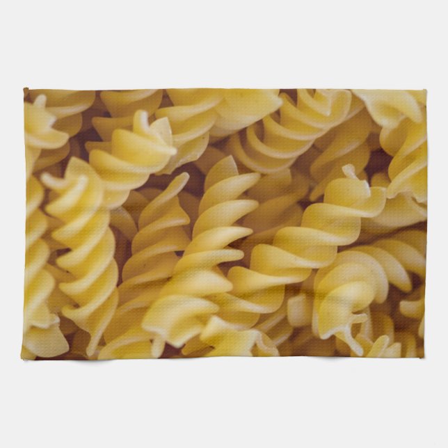 Paño De Cocina Fideos de Pasta Fusilli (Horizontal)