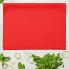 Paño De Cocina Fiery Scarlet Red Palette