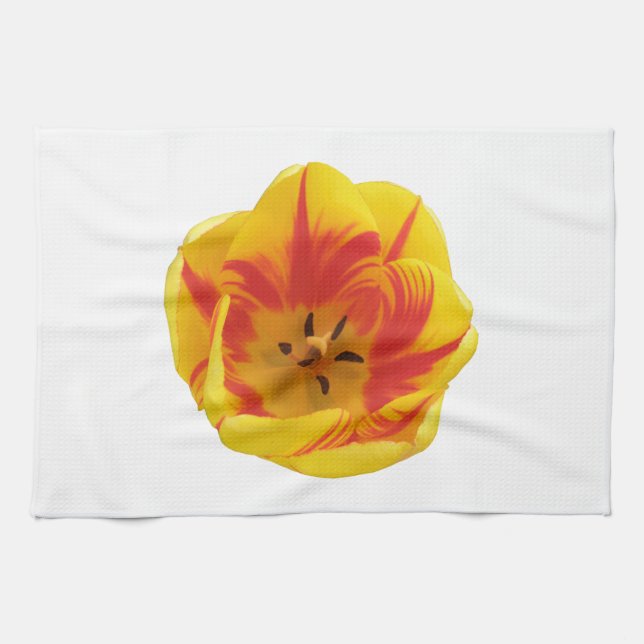 Paño De Cocina Fiery Tulip Kitchen Towel (Horizontal)