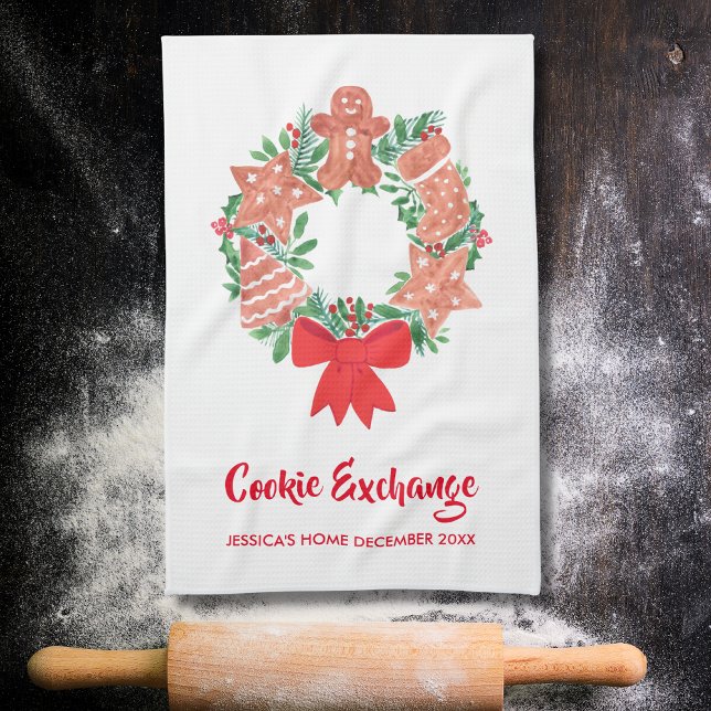 Paño De Cocina Fiesta de Cookie Exchange de navidades (Subido por el creador)