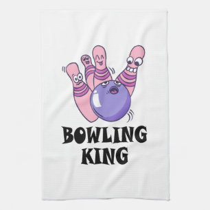 Paño De Cocina Fiesta de cumpleaños de Bowling King Childrens