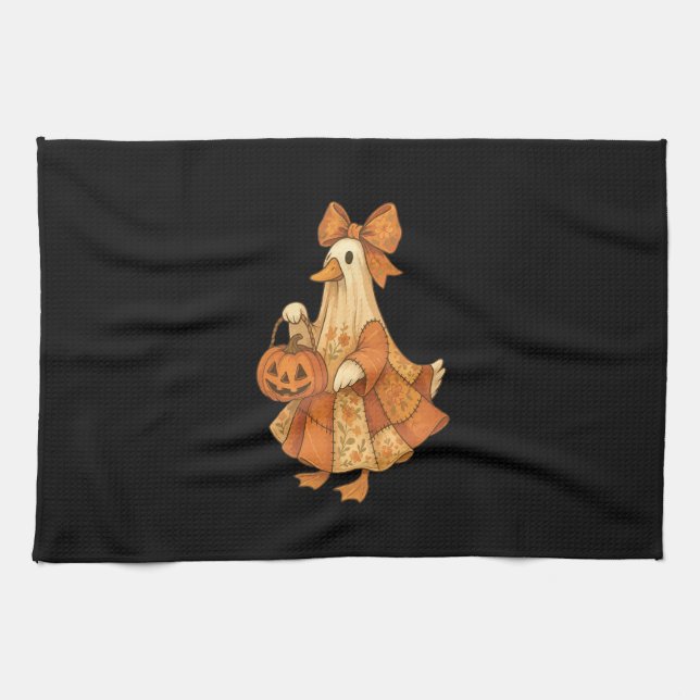 Paño De Cocina Fiesta de Halloween de Cuck Duck Patchwork (Horizontal)