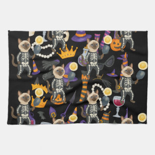 Paño De Cocina Fiesta de halloween para los amantes de las pelota
