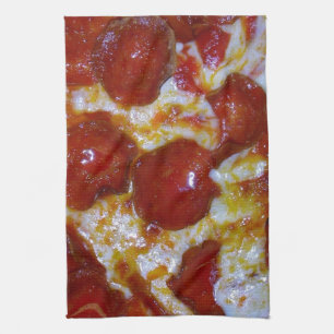 Paño De Cocina Fiesta de Pizza de Queso y Pepperoni