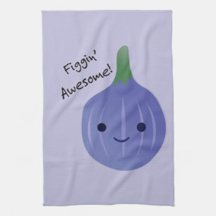 Paño De Cocina figgin Awesome Fig Pun
