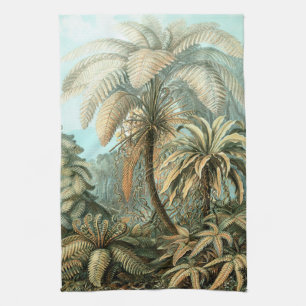 Paño De Cocina Filicinae por Ernst Haeckel, Plantas de helechos a