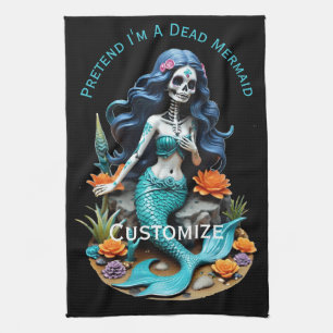 Paño De Cocina Finge que soy una sirena muerta Thunder_Cove
