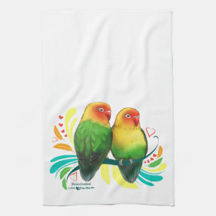 Paño De Cocina Fischer Lovebirds
