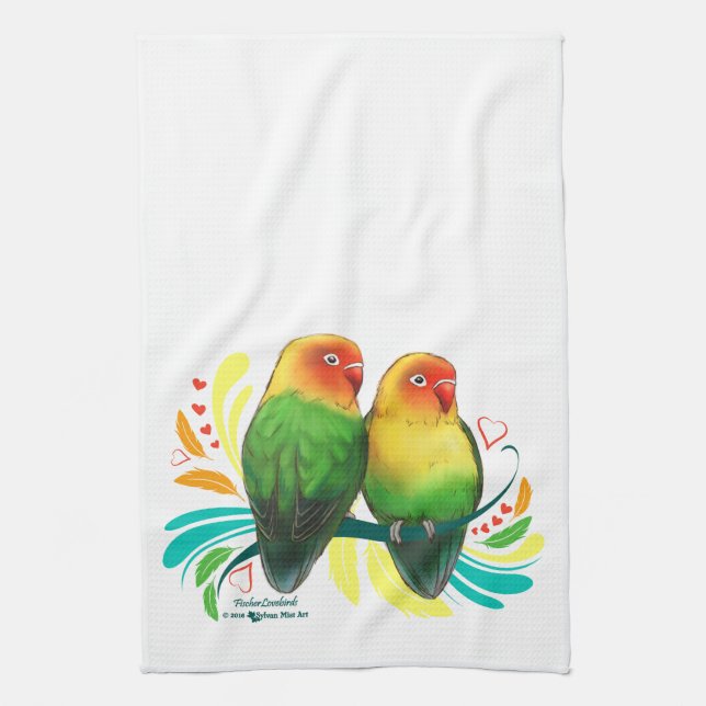 Paño De Cocina Fischer Lovebirds (Vertical)