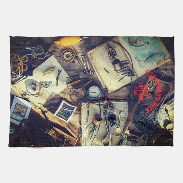 Paño De Cocina Fisherman’s Deck  Kitchen Towel (Horizontal)