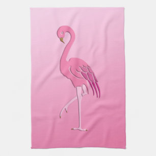 Paño De Cocina Flamenco rosa bonito