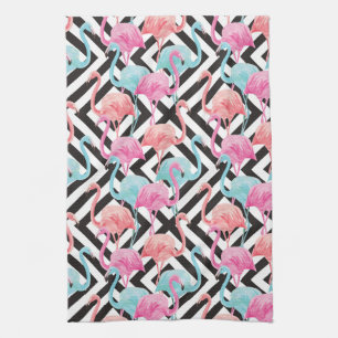 Paño De Cocina Flamencos en modelo intrépido del diseño