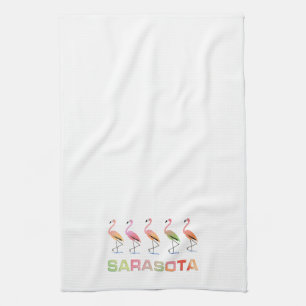 Paño De Cocina Flamencos que marchan Sarasota