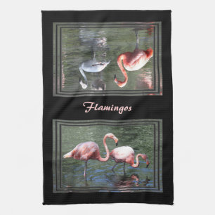 Paño De Cocina Flamencos rosados