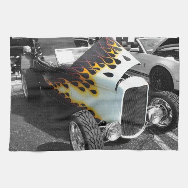 Paño De Cocina Flamin' Hot Rod (Horizontal)