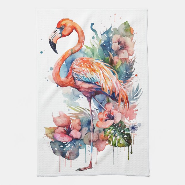 Paño De Cocina Flamingo (Vertical)