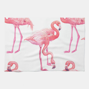 Paño De Cocina Flamingos