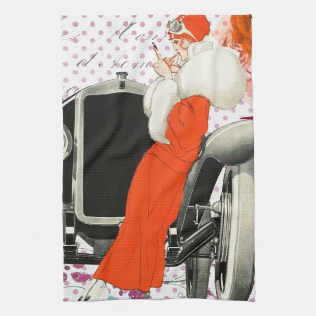 Paño De Cocina flapor de polkadots (Vertical)