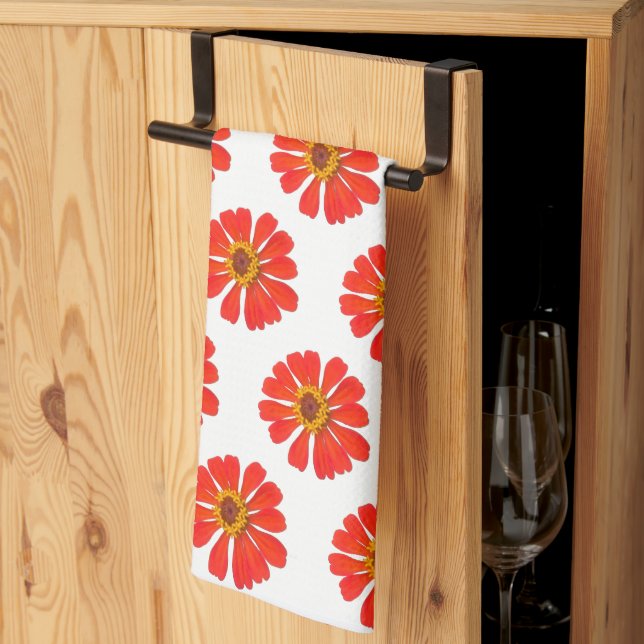 Paño De Cocina Flor Botánica Coreoposis (Pliegue de tercios)