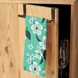 PAÑO DE COCINA FLOR DE CEREZO - SAKURA (MENTA)
