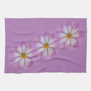 Paño De Cocina Flor de color púrpura claro