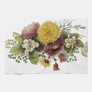 Paño De Cocina Flor de crisantemo Flor Flor Floral