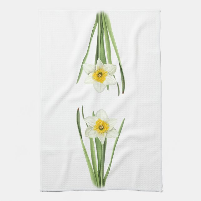 Paño De Cocina Flor de Daffodil (Vertical)
