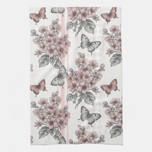 Paño De Cocina Flor de Mariposa Elegante (1)
