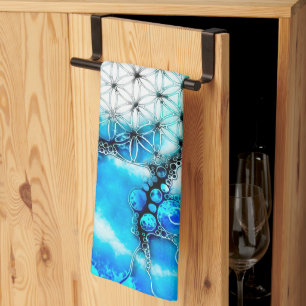 Paño De Cocina Flor De Vida - Formas Coloridas 2