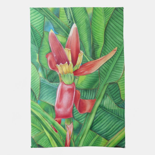 Paño De Cocina Flor del plátano (Vertical)