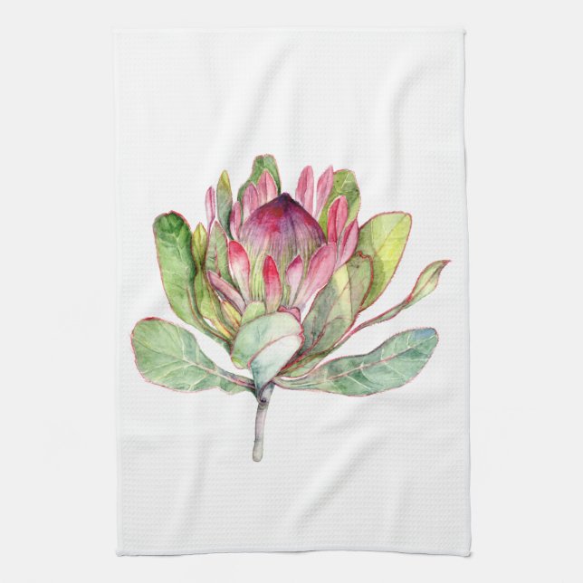 Paño De Cocina Flor del Protea (Vertical)