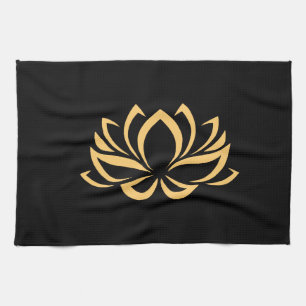 Paño De Cocina Flor Lotus japonesa