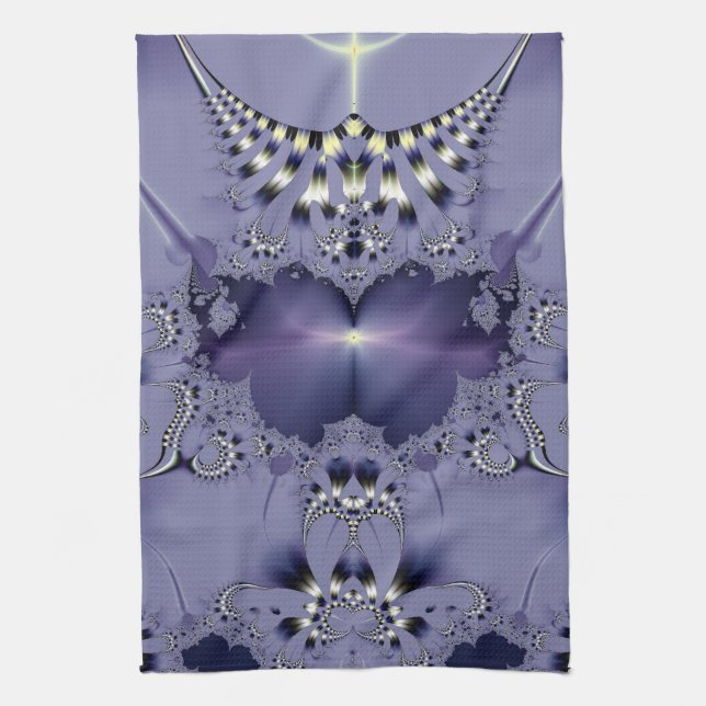 Paño De Cocina Flor Morada (Vertical)