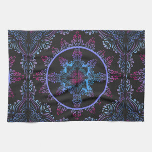 Paño De Cocina Flor nocturna de Mandala