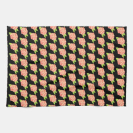 Paño De Cocina Flor Rosa