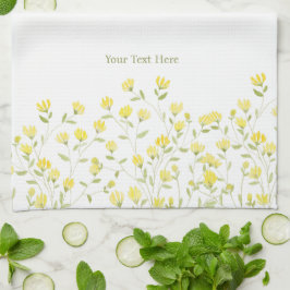 Paño De Cocina Flor silvestre amarilla