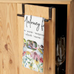 Paño De Cocina Flor silvestre rusa 5 Nombre de familia de fotos N<br><div class="desc">Toalla rústica de cocina de flores silvestres personalizada con 5 de sus fotos favoritas, nombre de familia, nombre de los niños o nombres de todos. El diseño incluye flores silvestres de color acuático, como amapola, margarita, flor de maíz, flores de confluencia, trébol y cabeza de seda. Las fotos se muestran...</div>