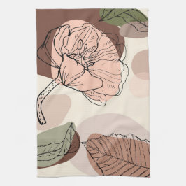 Paño De Cocina Floral