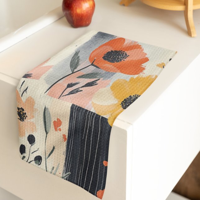 Paño De Cocina Floral Boho Patchwork (Subido por el creador)