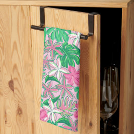 Paño De Cocina Floral Costero Brillante