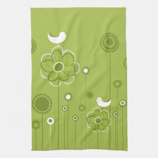 Paño De Cocina Floral de moda (Vertical)